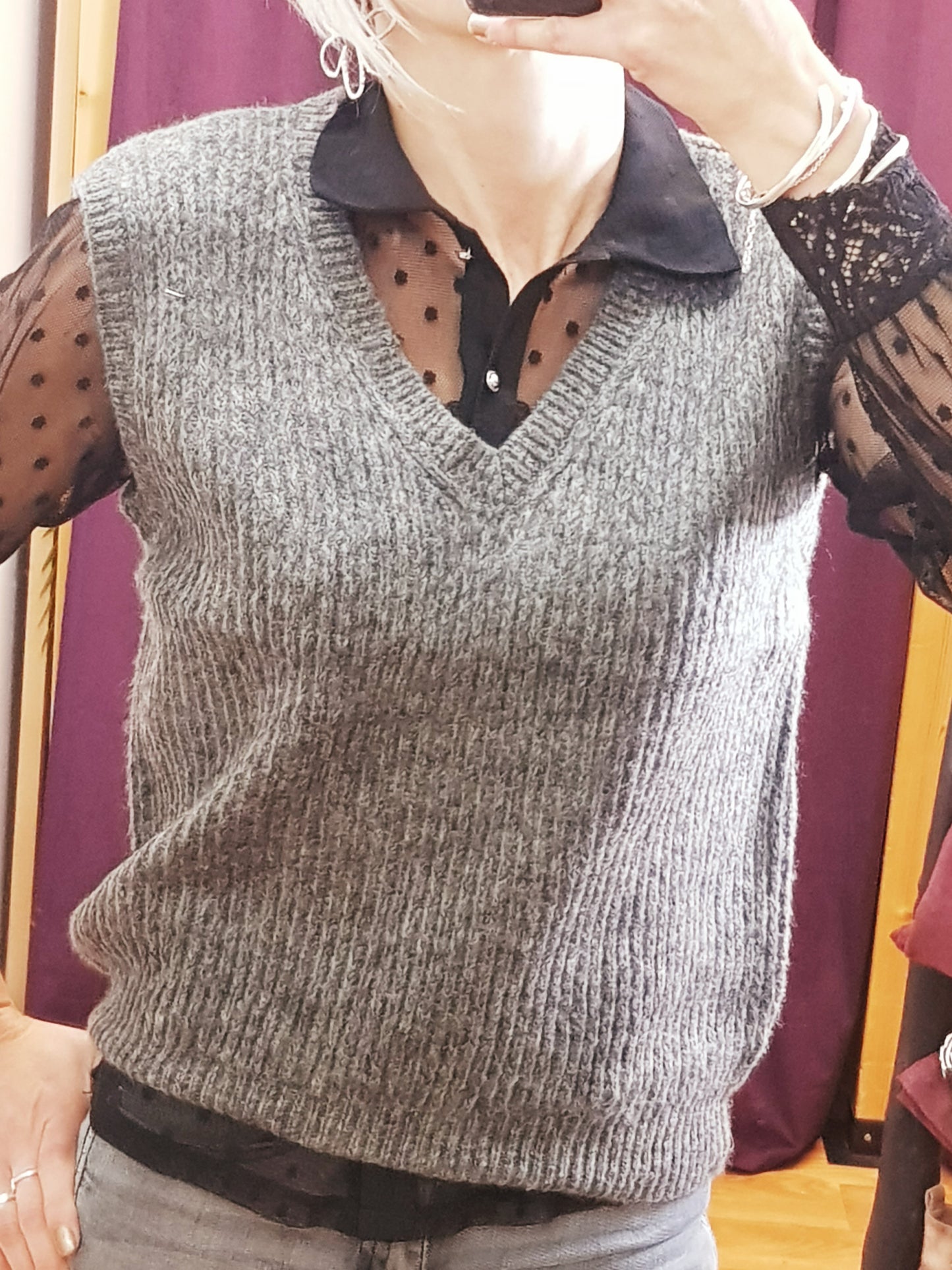 Pull sans manches Pia