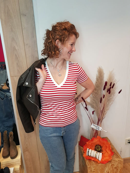 Tee-shirt marinière Morgan