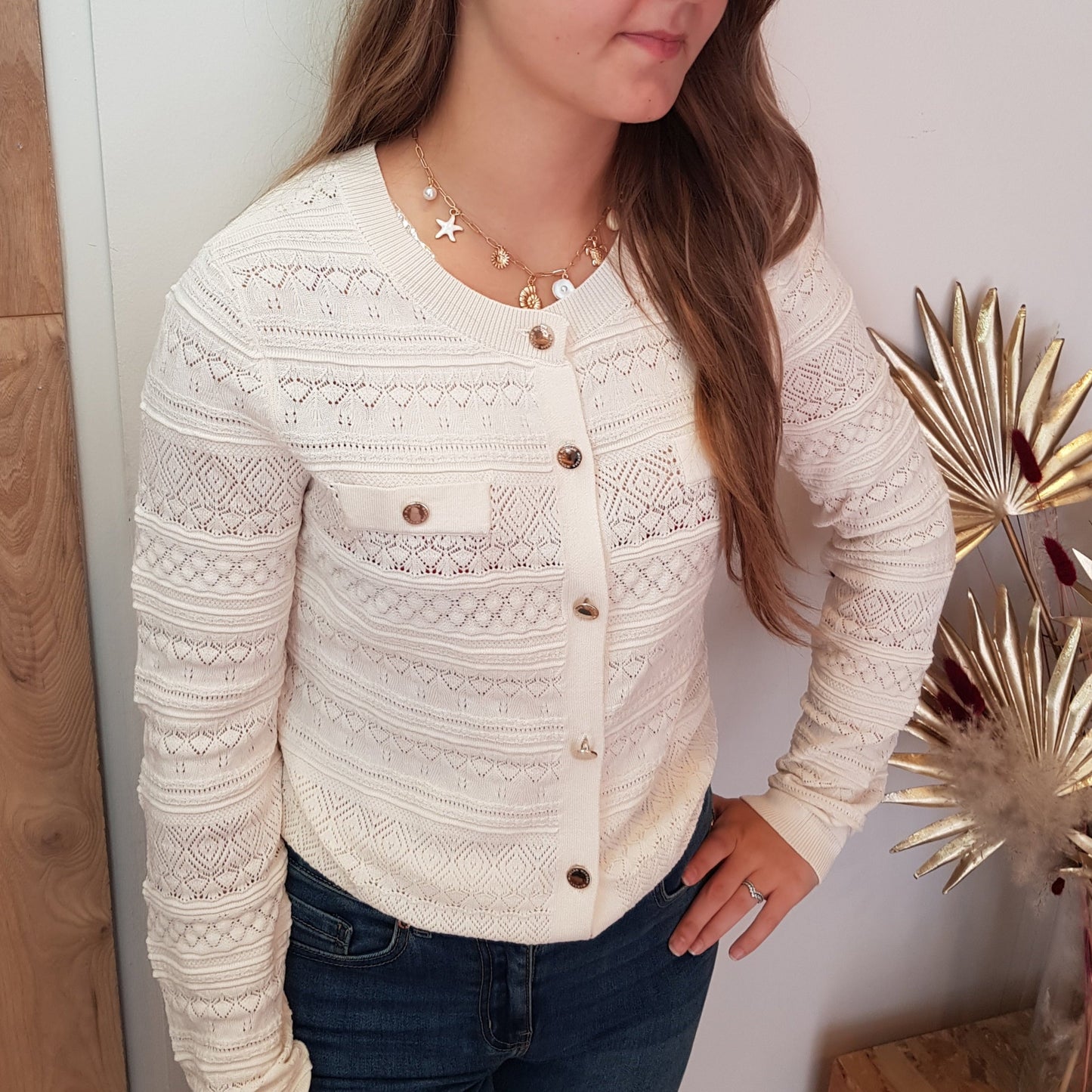 Gilet Mnahia – Chic et structuré