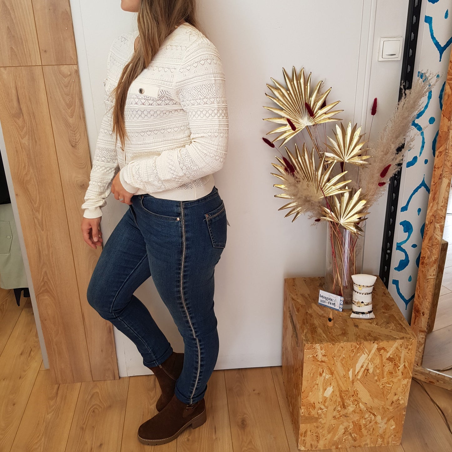 Gilet Mnahia – Chic et structuré