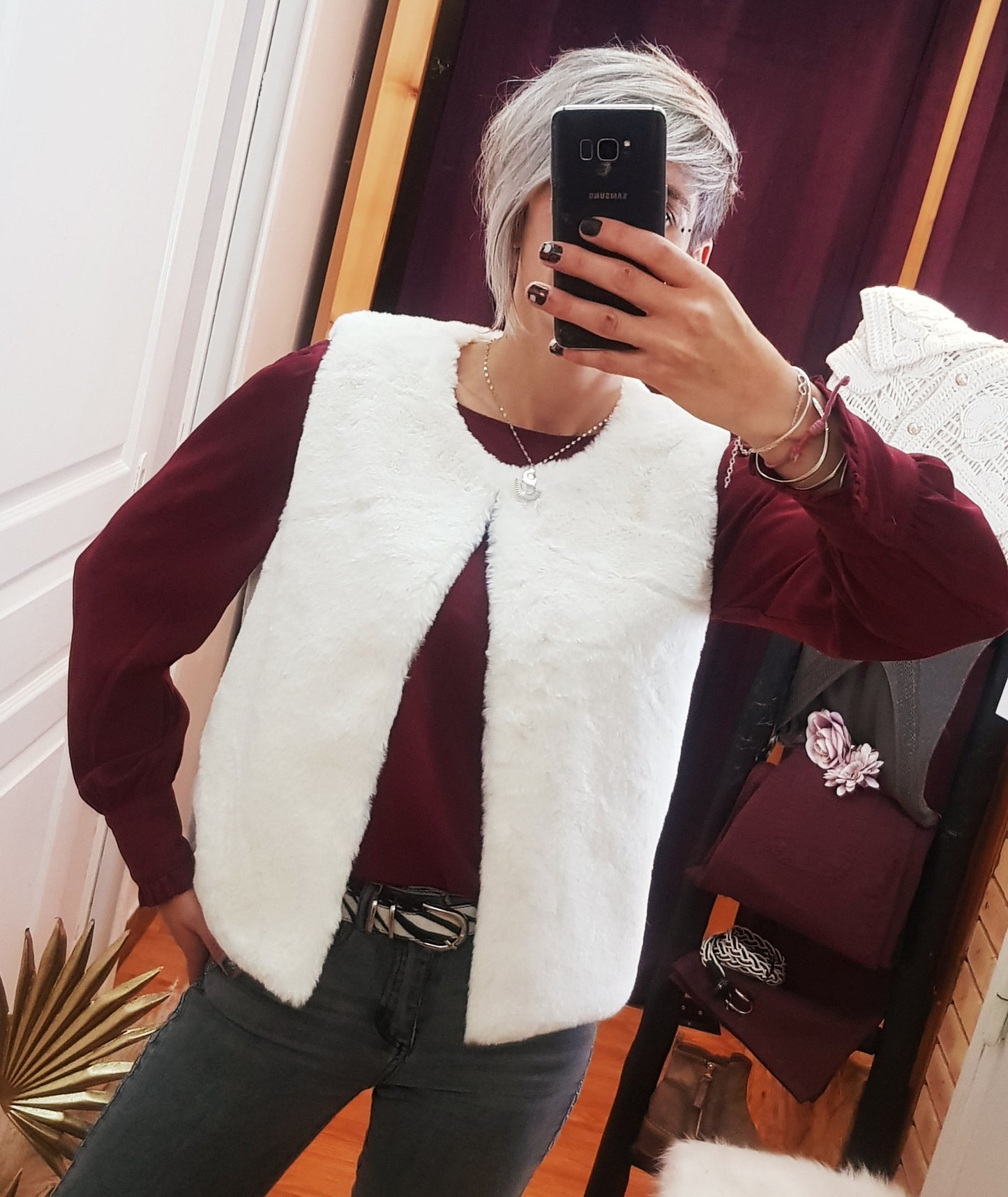 Gilet sans manches Fuzzy