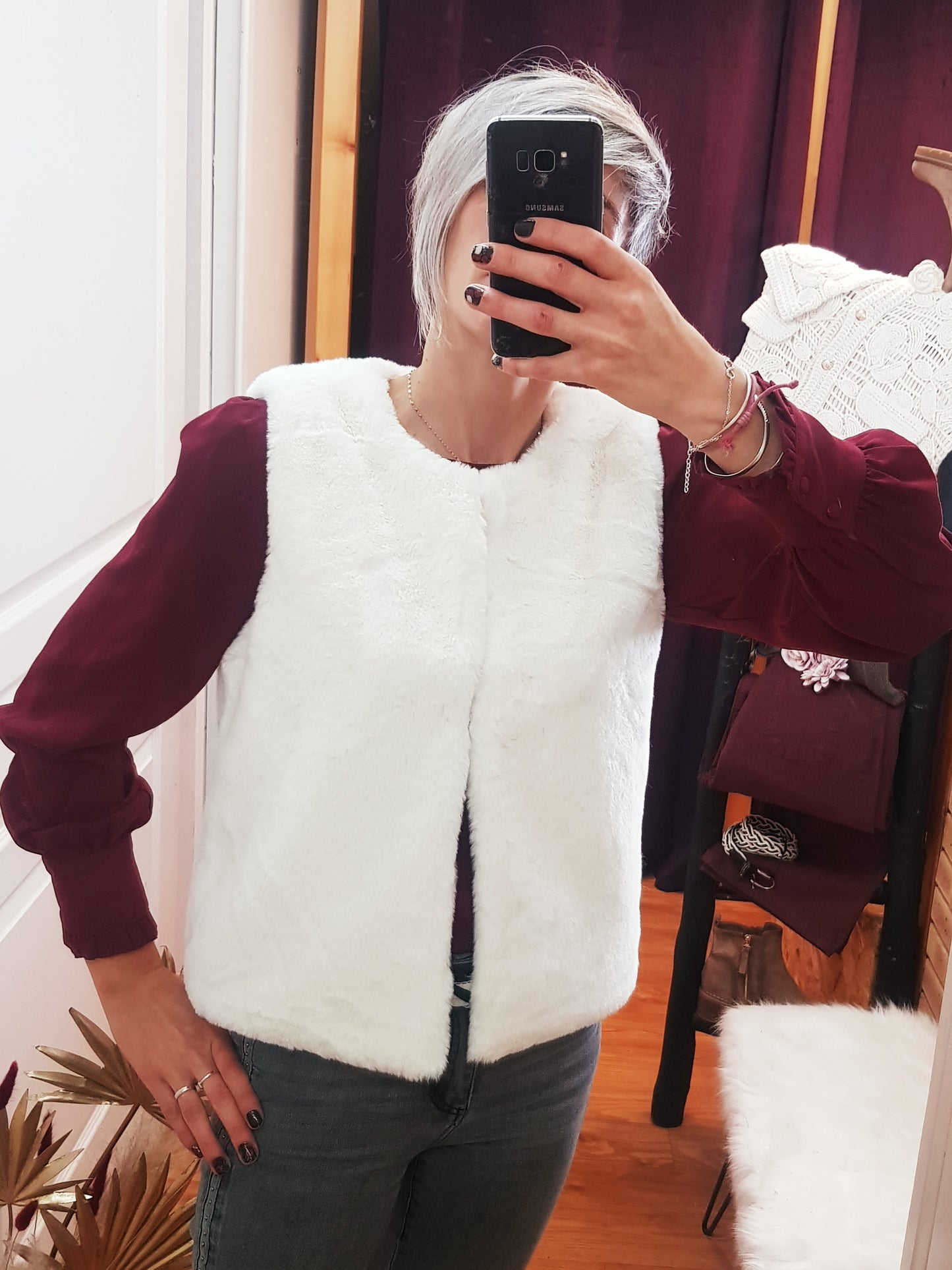 Gilet sans manches Fuzzy