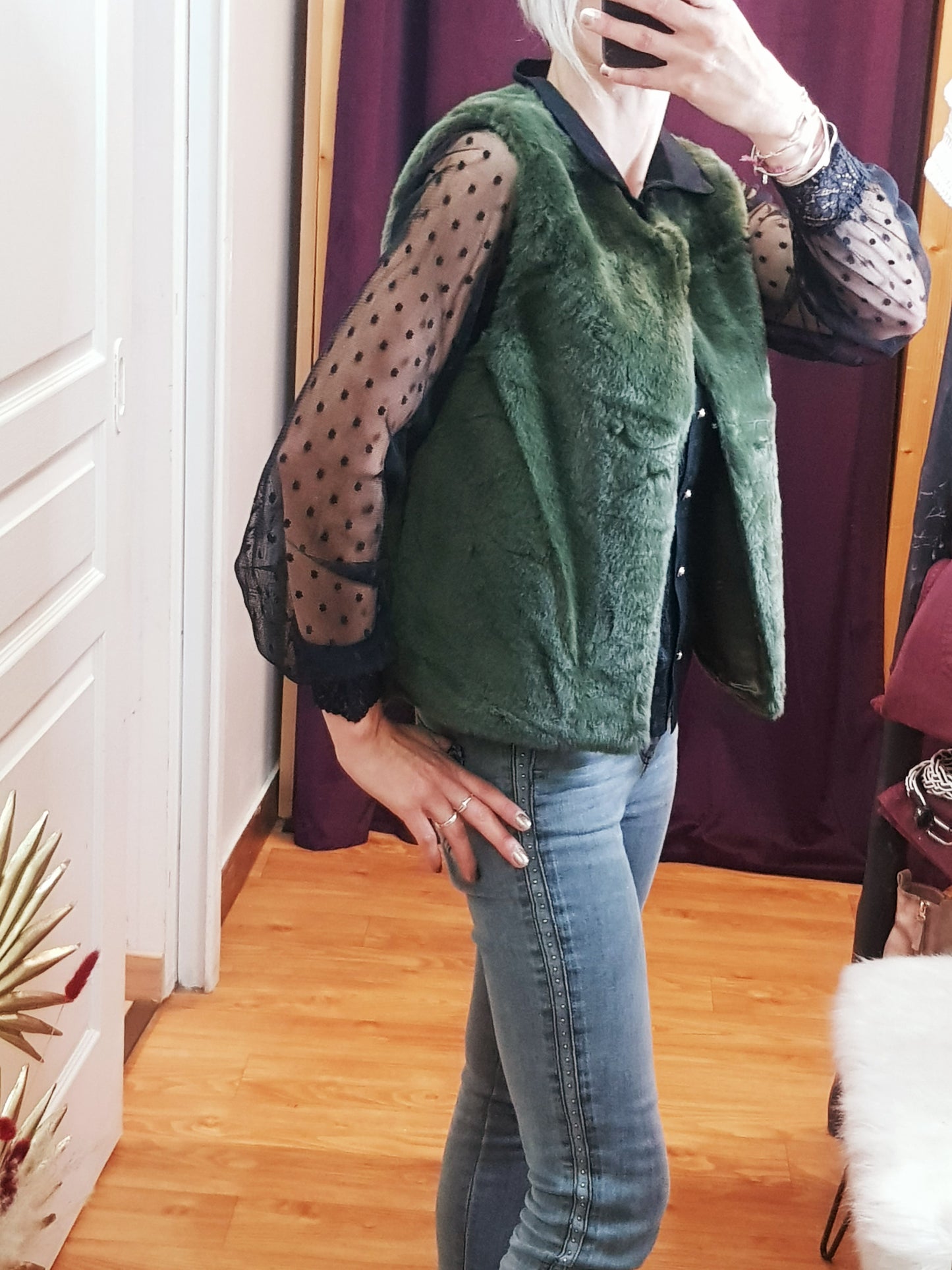 Gilet sans manches Fuzzy