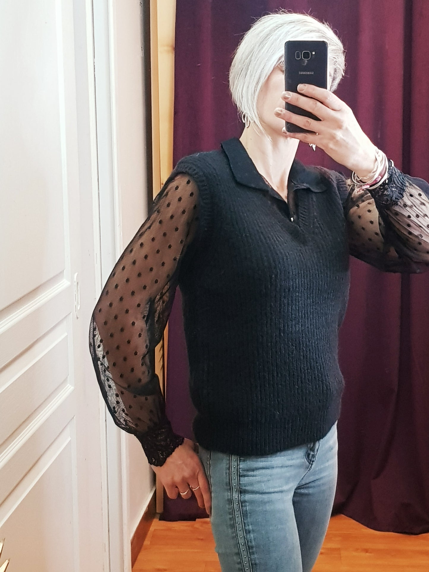 Pull sans manches Pia