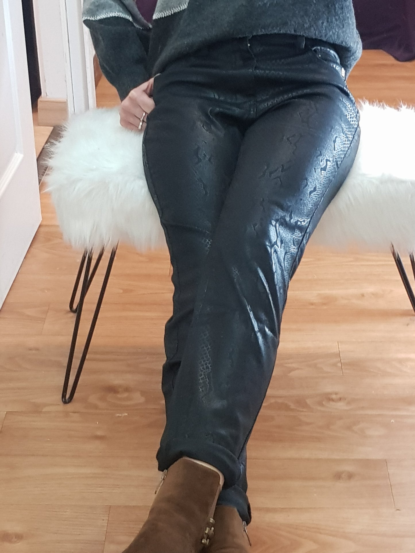 Jean slim enduit Jess