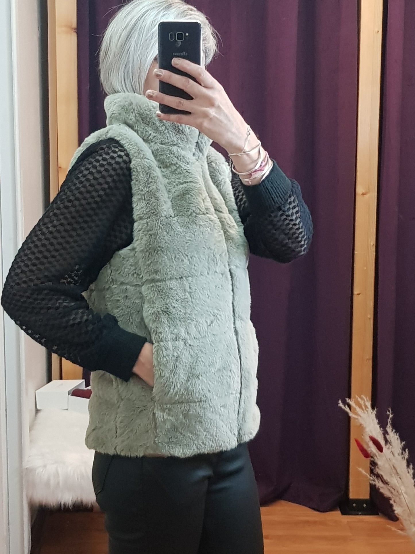 Doudoune sans manches Nara