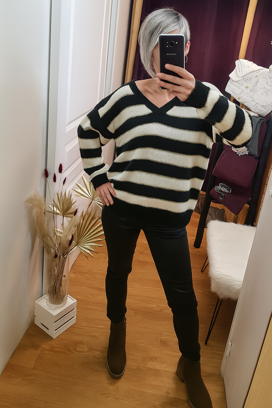 Pull à rayure Marciane