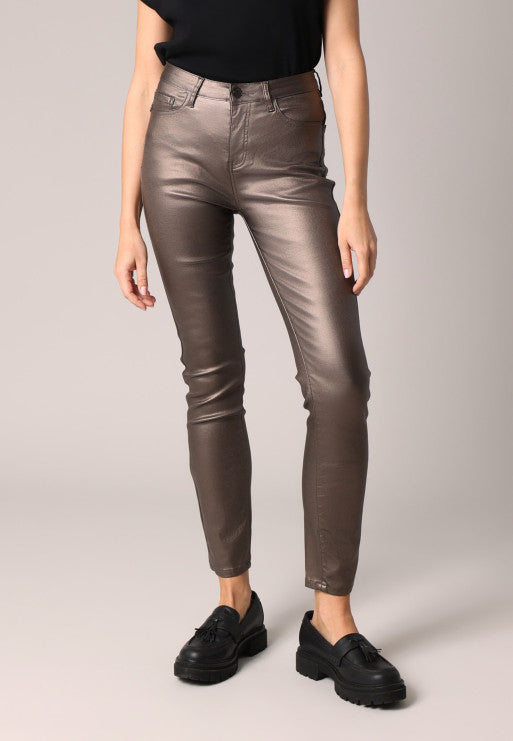 Jean slim enduit Lysie